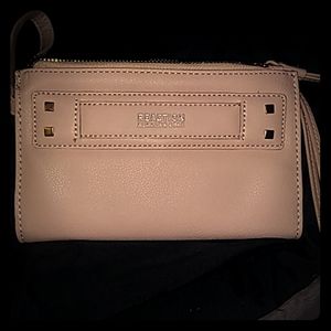 Light pink and gray Reaction Kenneth Cole wristlet